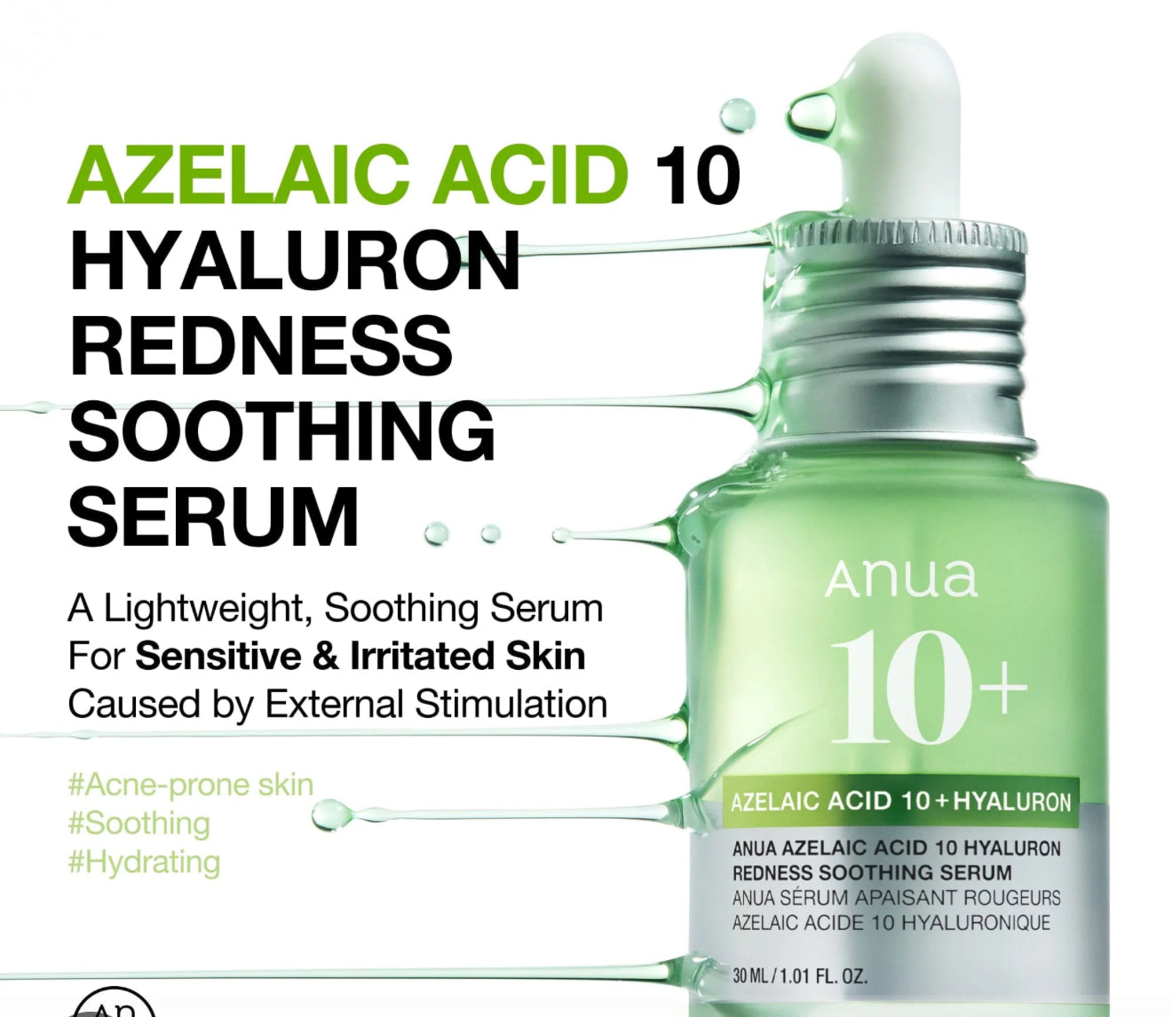 Azelaic Hyaluron Soothing Serum (30ml)