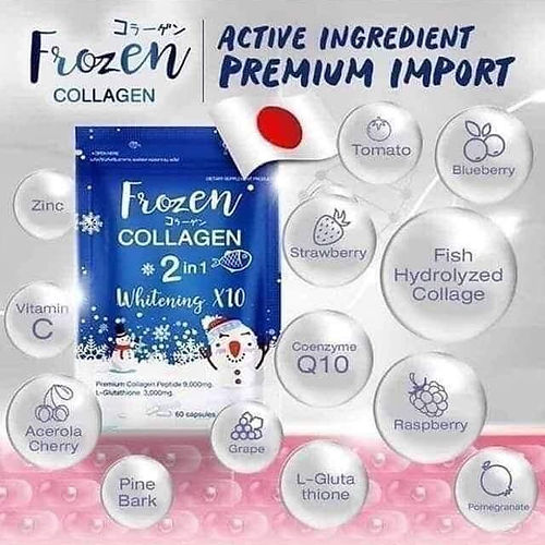 frozen collagen 2in 1 whitening X10