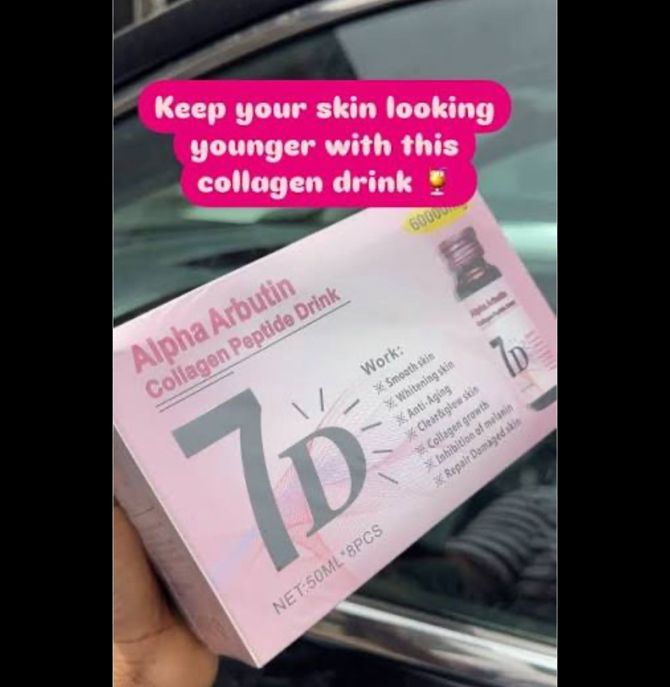 Alpha Arbutin Collagen Peptide 7D 8pcs Dring (one box)