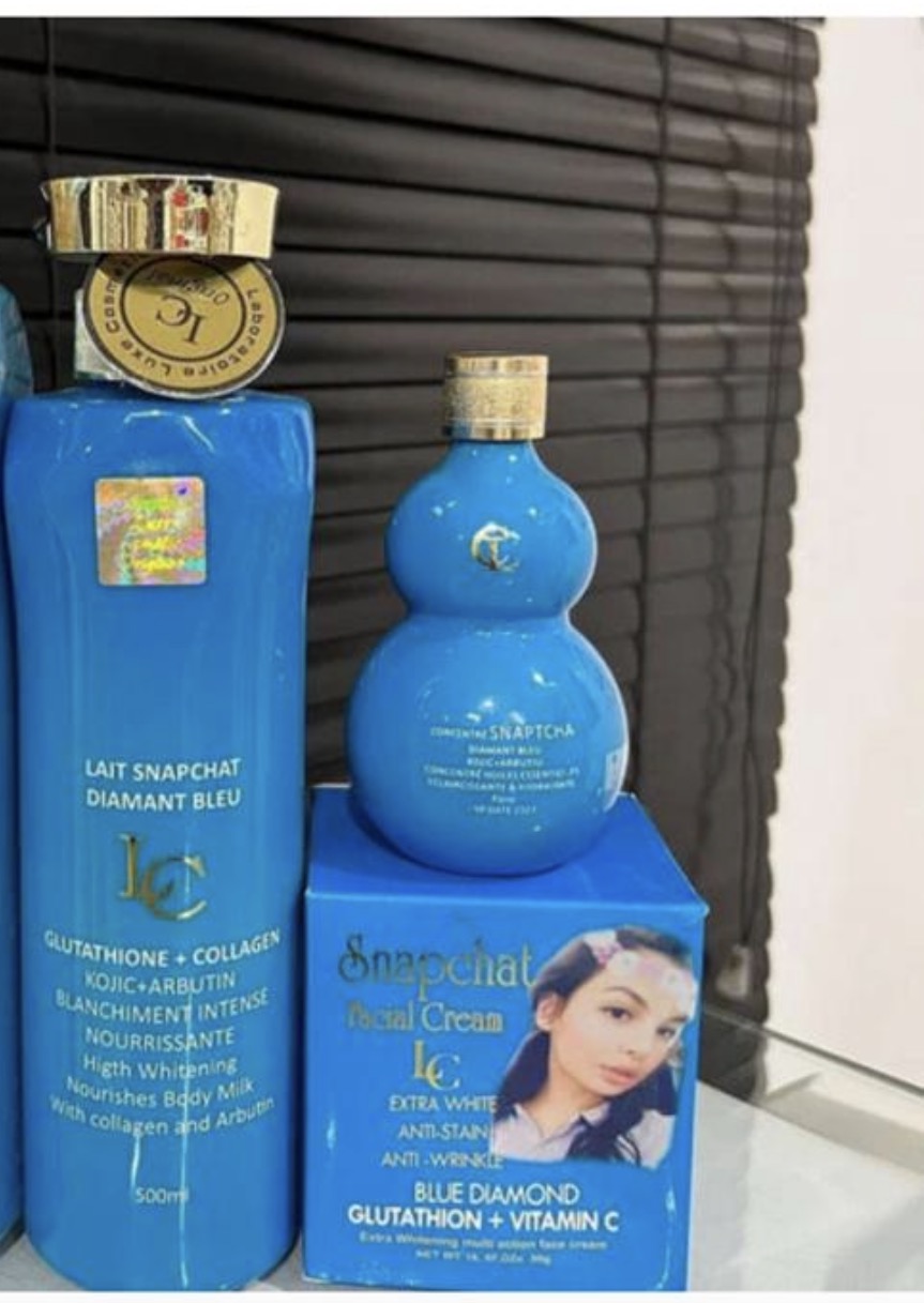 Lait Snapchat Blue Diamond Kojic Milk Set