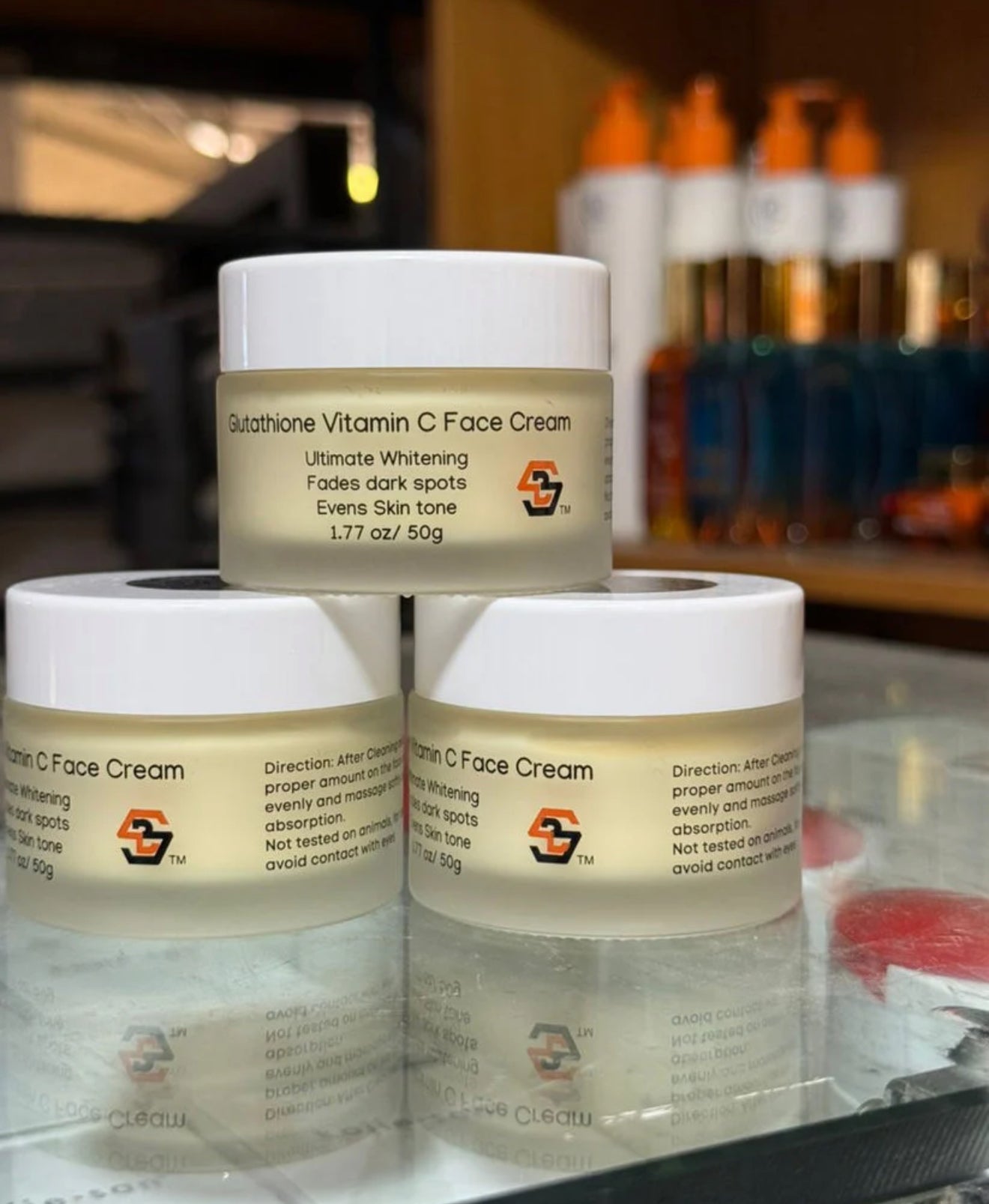Glutathione vitamin c face cream