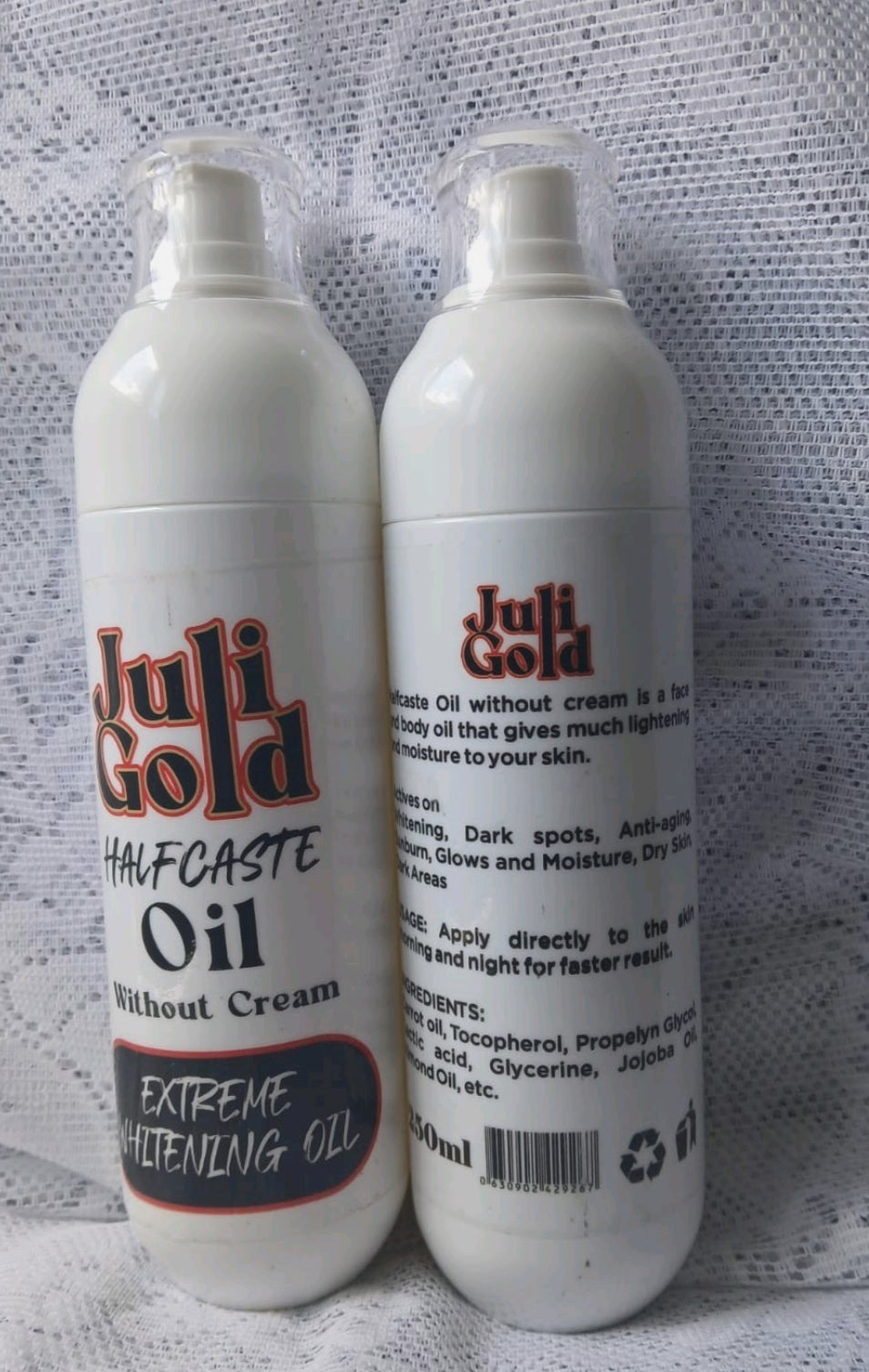 Juli gold Half caste oil