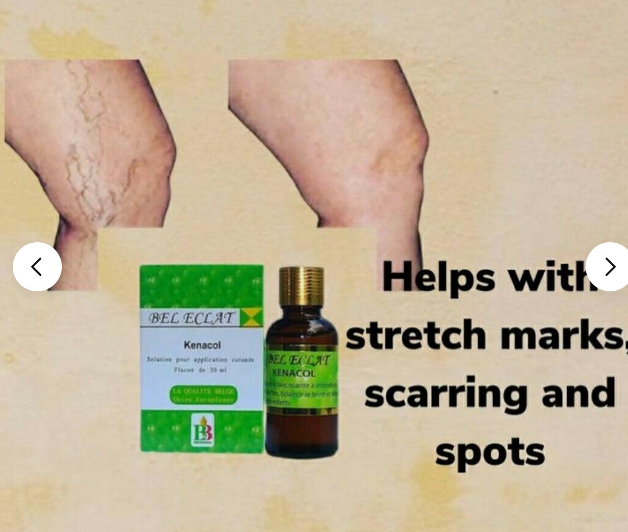 BEL ECLAT KENACOL SKIN REPAIR SOLUTION OIL 30ML