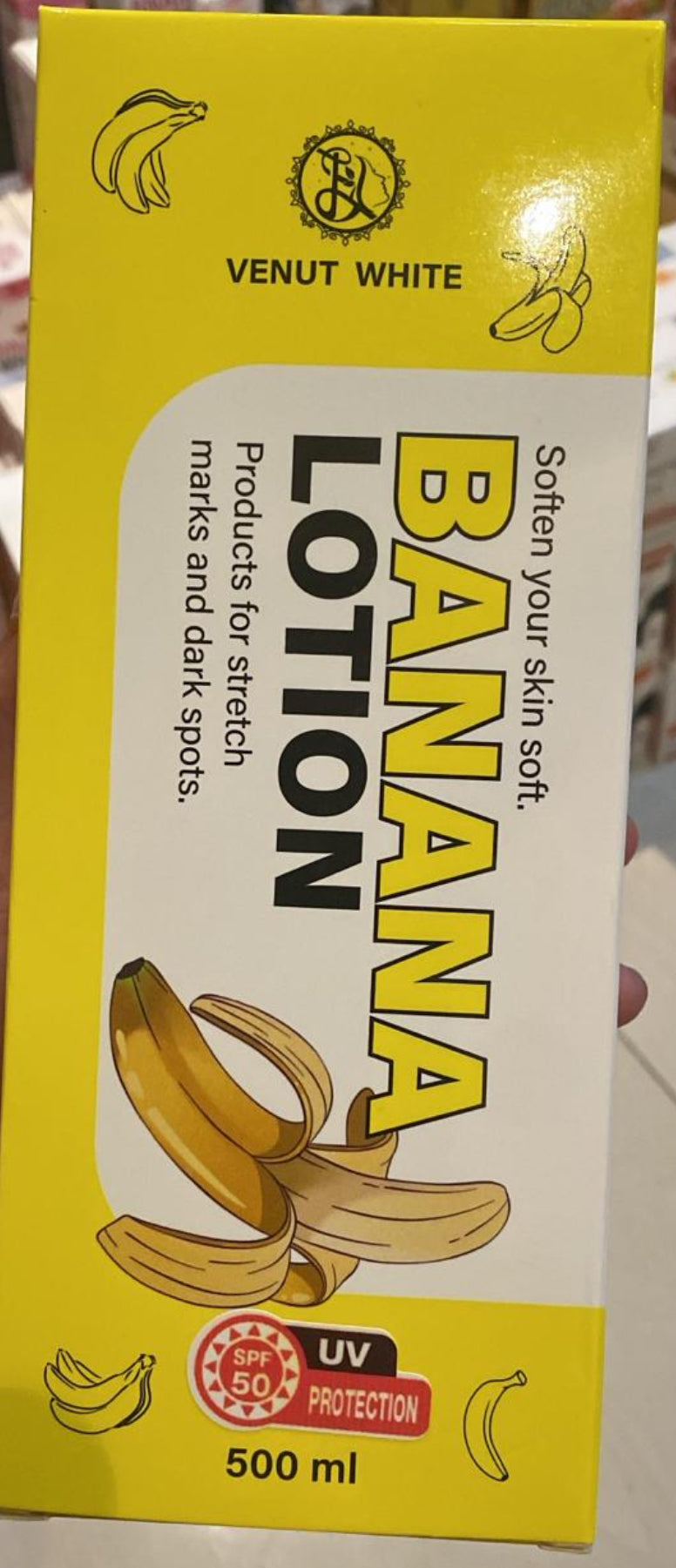 VW banana lotion