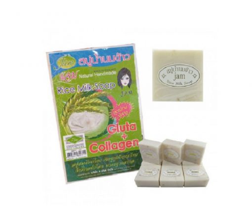 Jam Rice Milk Gluta Collagen Soap