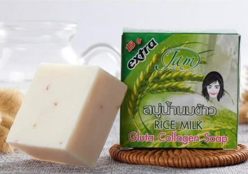 Jam Rice Milk Gluta Collagen Soap