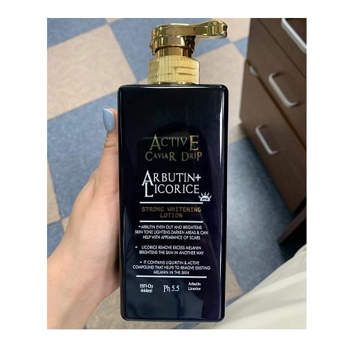 Active Caviar Drip Arbutin + Licorice Strong Whitening Lotion